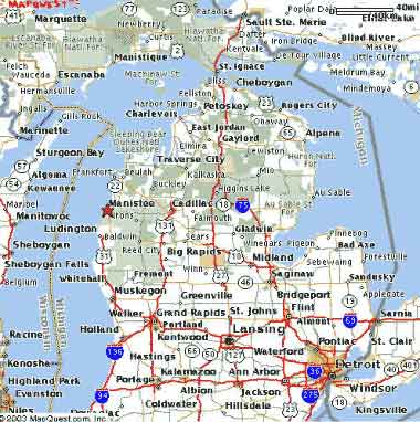 Michigan map